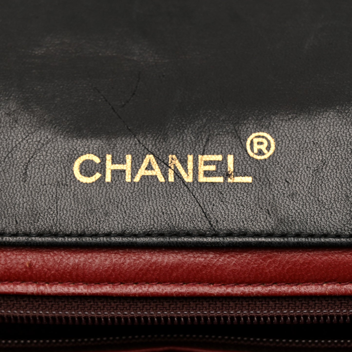Lambskin Quilted XL CC Small Single Flap Black