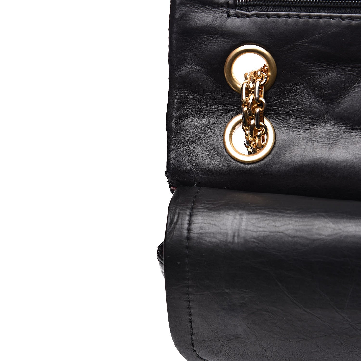Chanel Aged Calfskin 50th Anniversary 2.55 Reissue 225 Flap Black 14 of 14