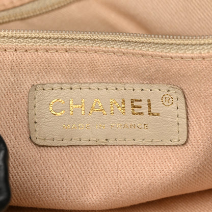 Chanel Lambskin Camellia Tote Black 6 of 10
