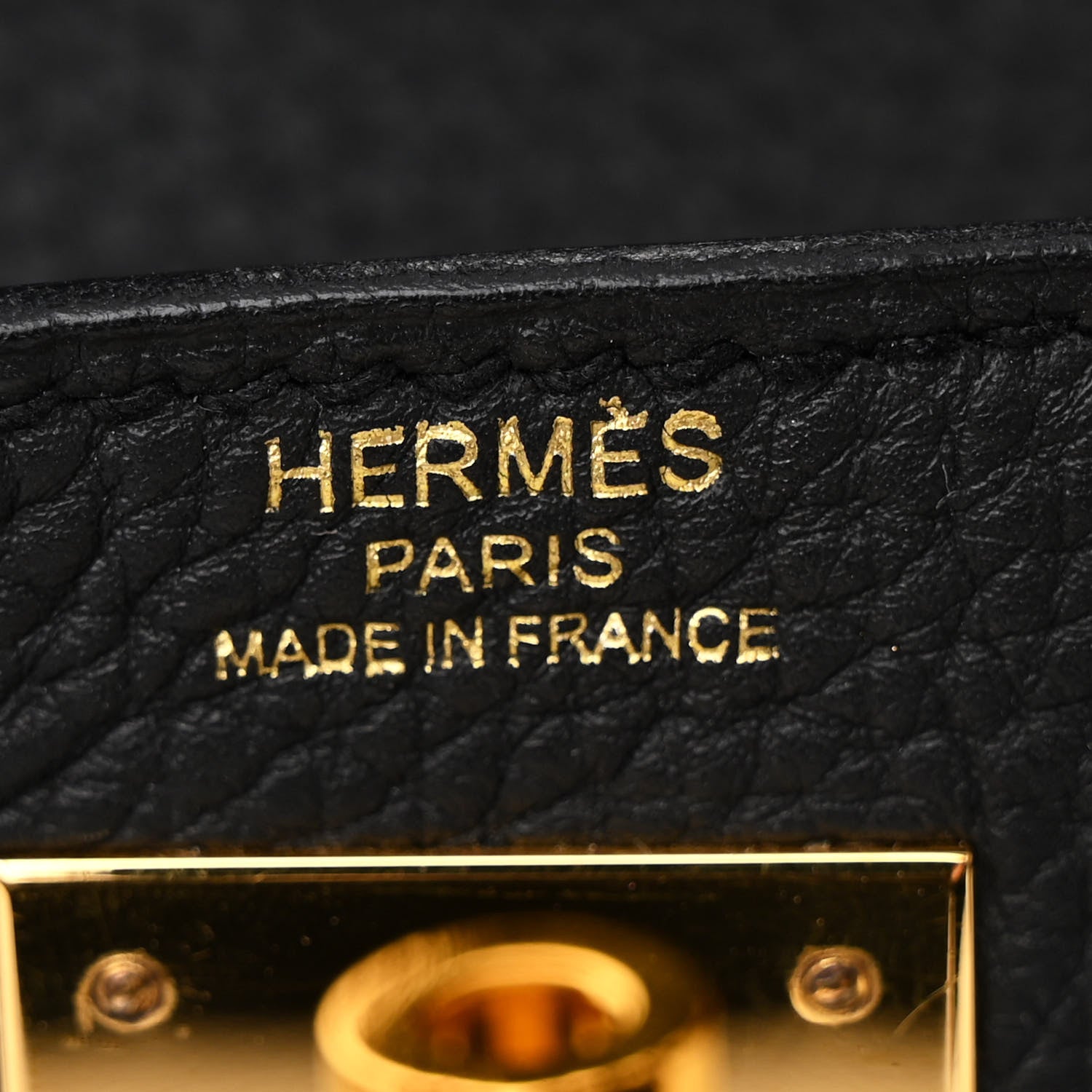 Hermes Togo Kelly Retourne 28 Black 6 of 12