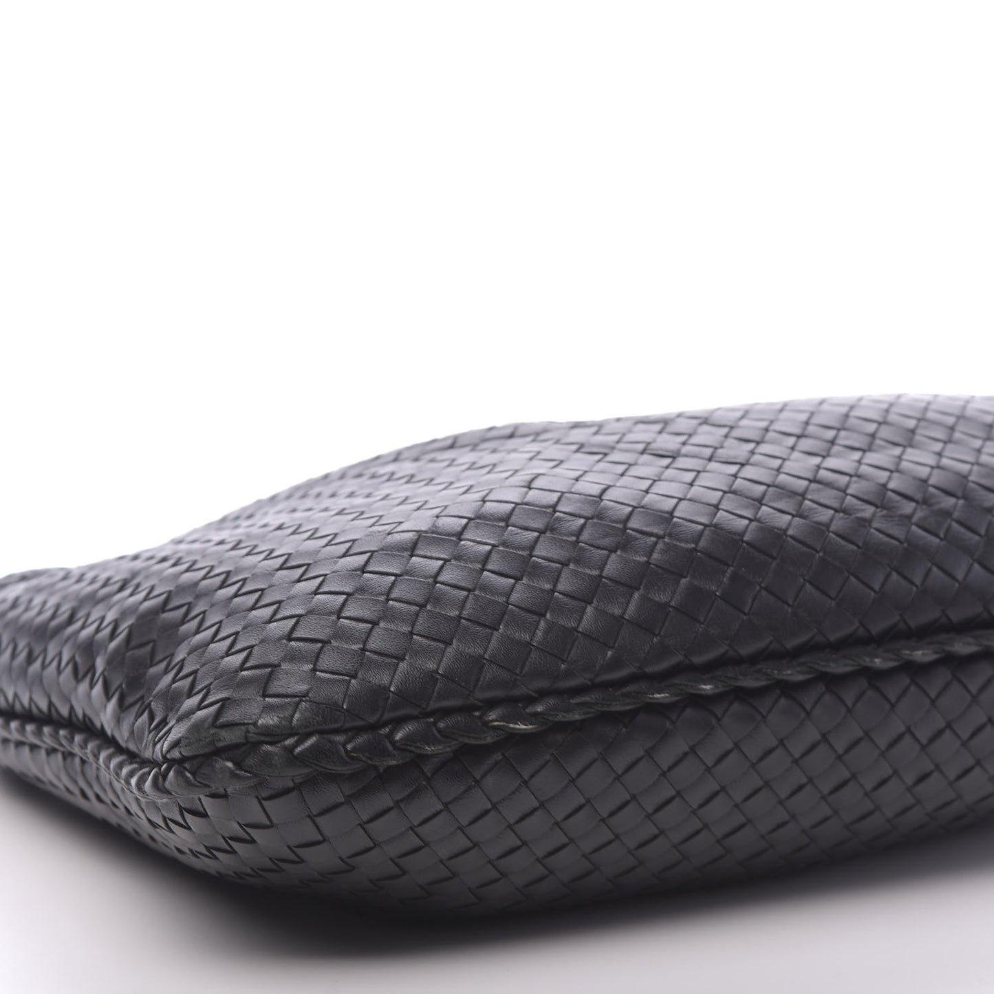 Nappa Intrecciato Large Veneta Hobo Black