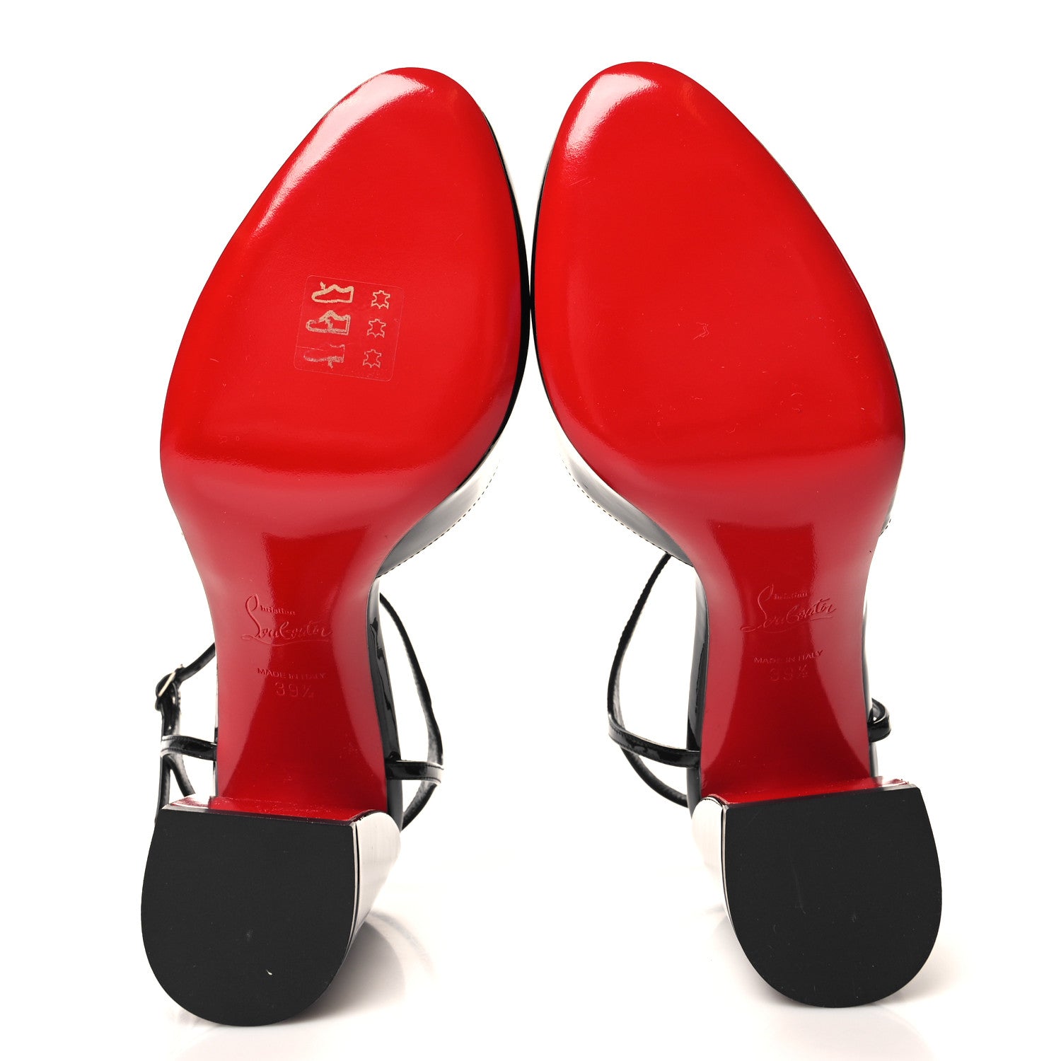 Christian Louboutin Patent Jane 85 Pumps 39.5 Black 5 of 7