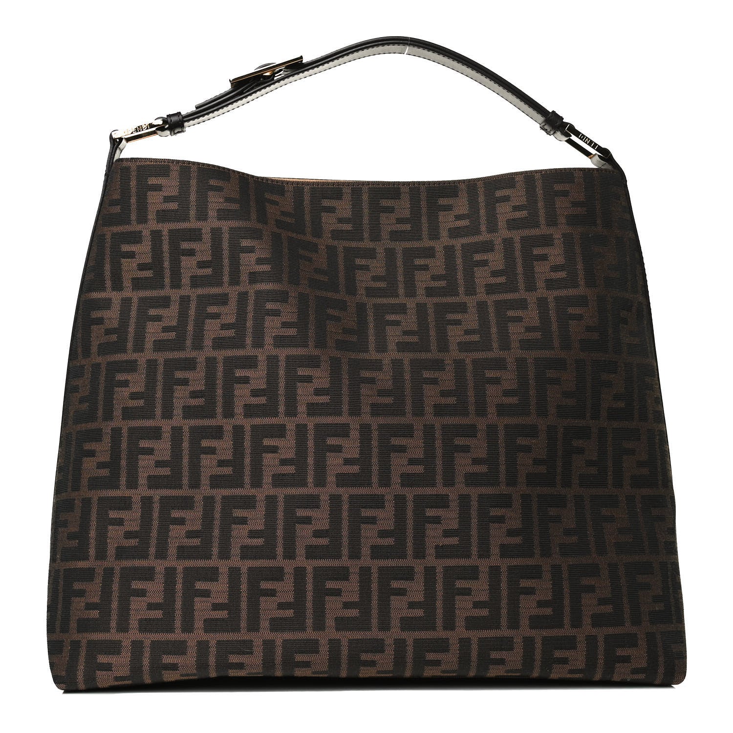 Fendi Zucca Large Hobo Tobacco 1 of 12