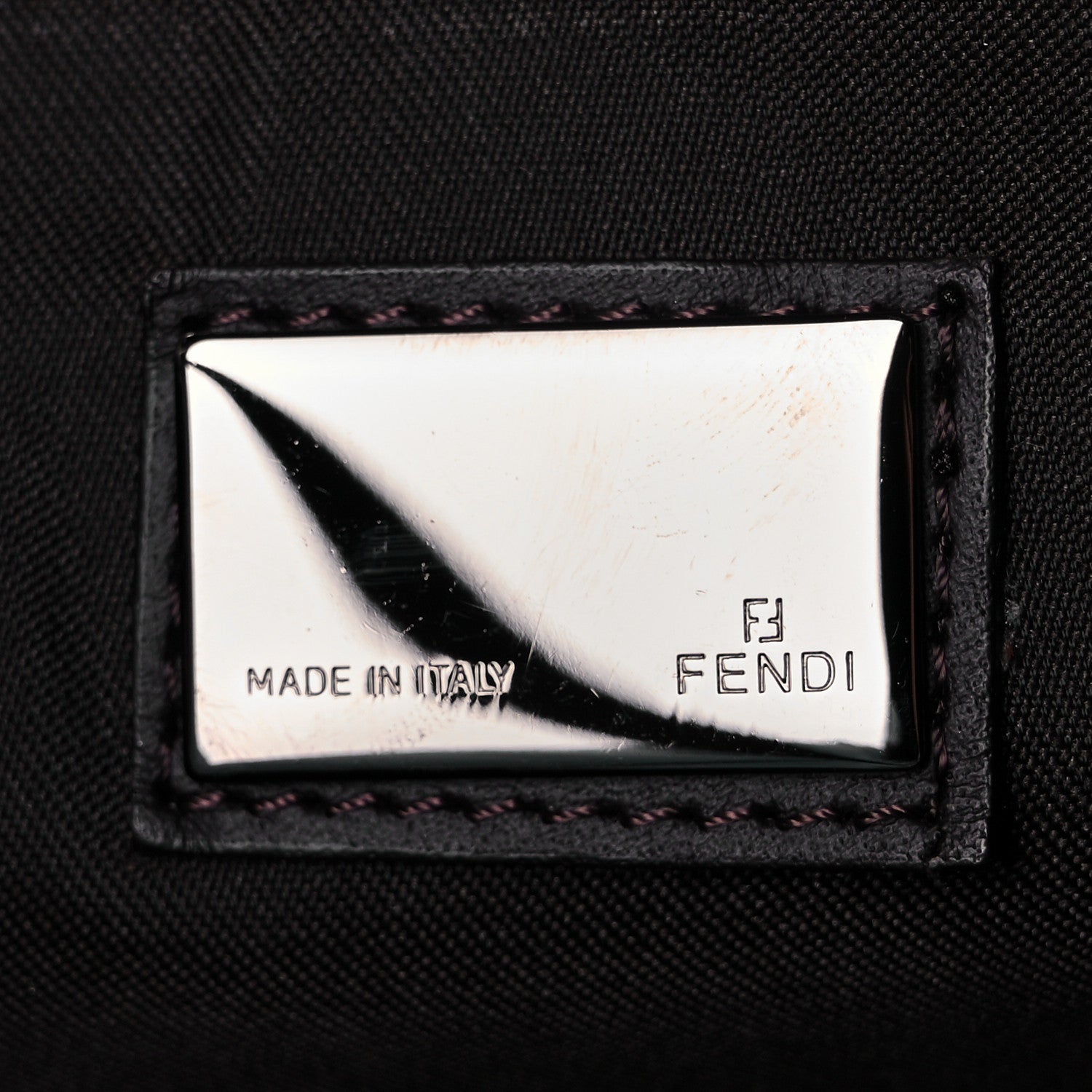Fendi Zucchino Pochette Dark Brown 5 of 15