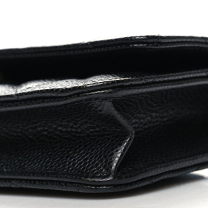 Chanel Caviar Quilted Wallet on Chain WOC Black 12 of 13