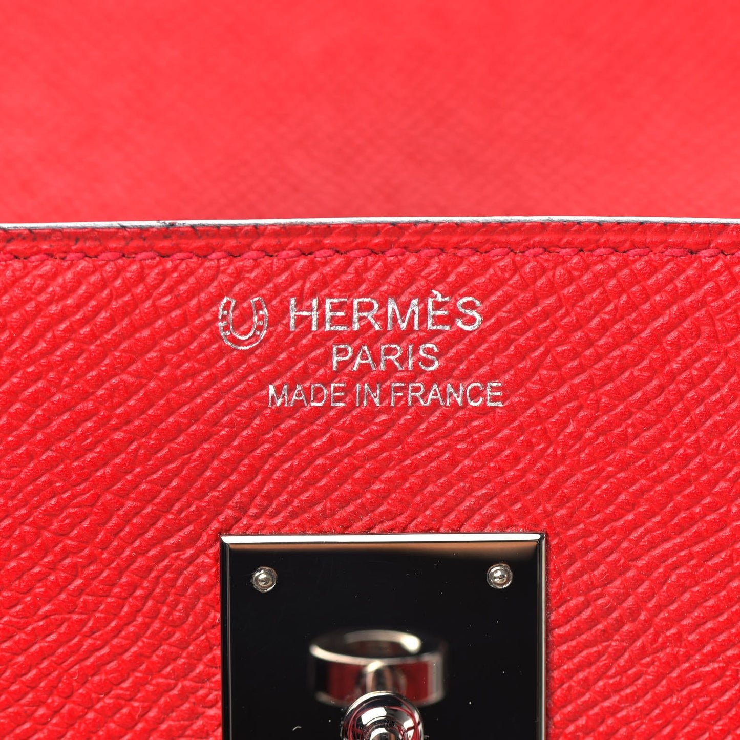 Epsom Horseshoe Birkin 40 Rouge Casaque Black