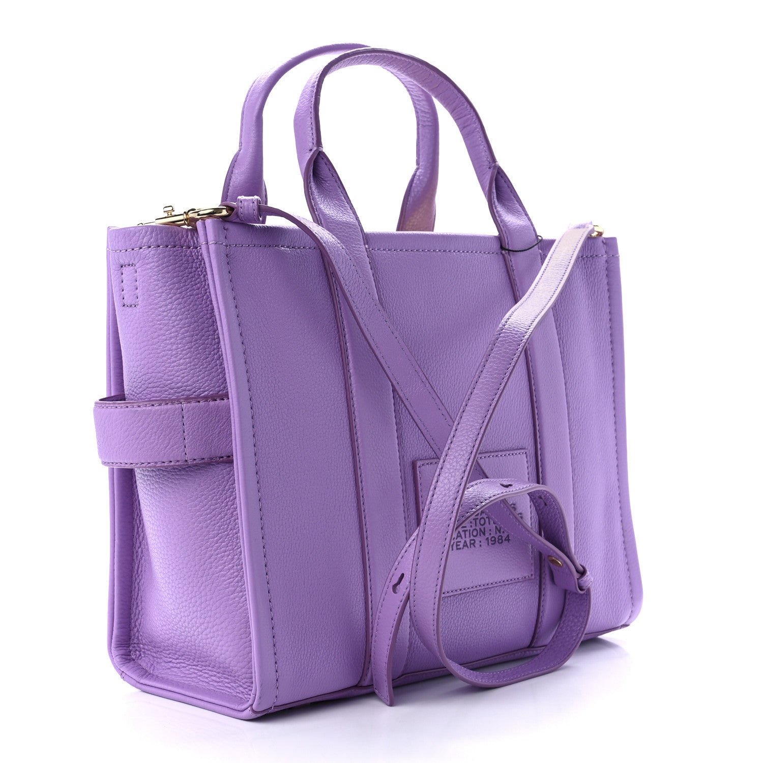 Marc Jacobs Grained Calfskin Medium The Tote Bag Regal Orchid 2 of 12