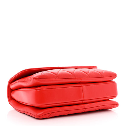 Chanel Lambskin Quilted Small Trendy CC Flap Dual Handle Bag Red 4 of 10