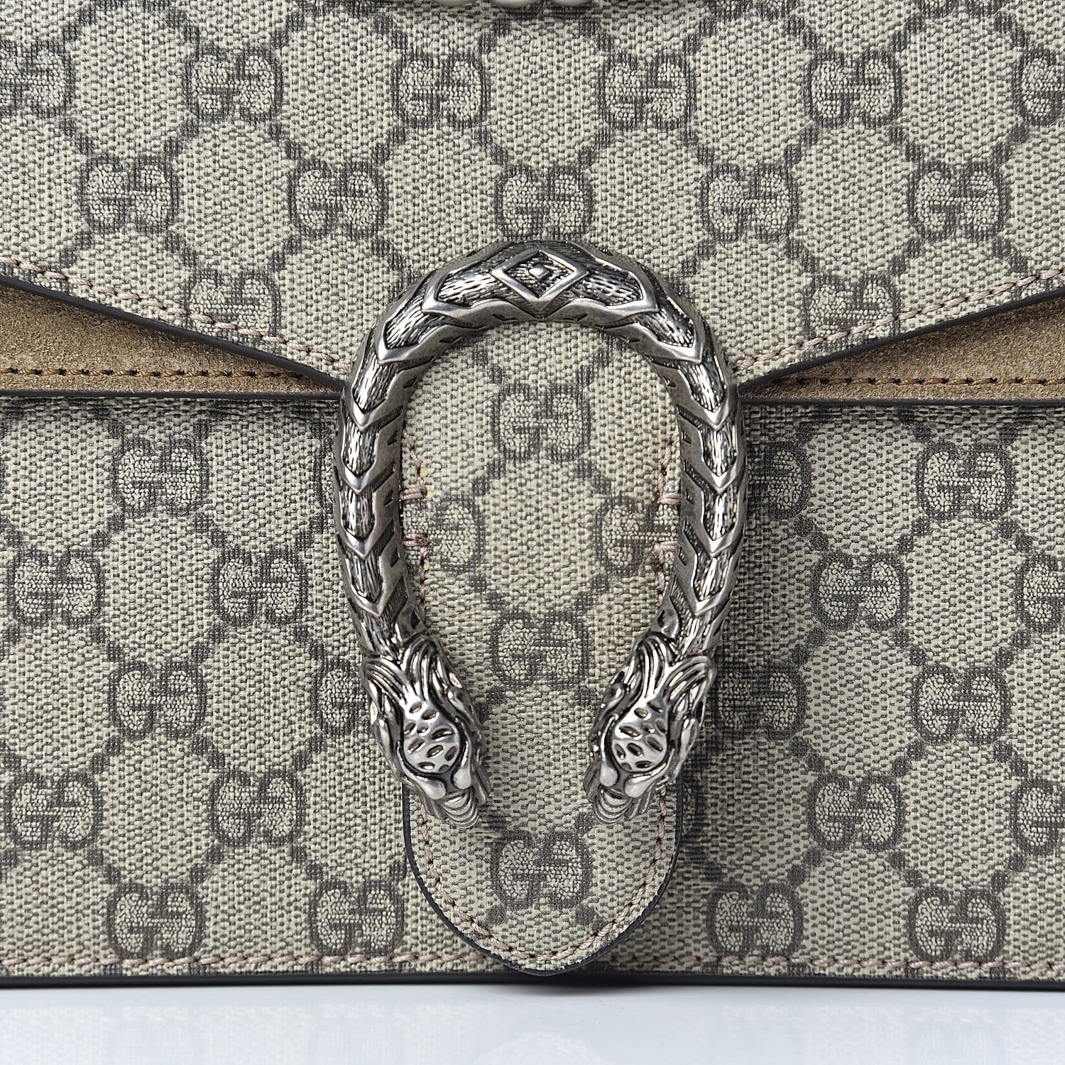 Gucci GG Supreme Monogram Small Dionysus Shoulder Bag Taupe 10 of 10