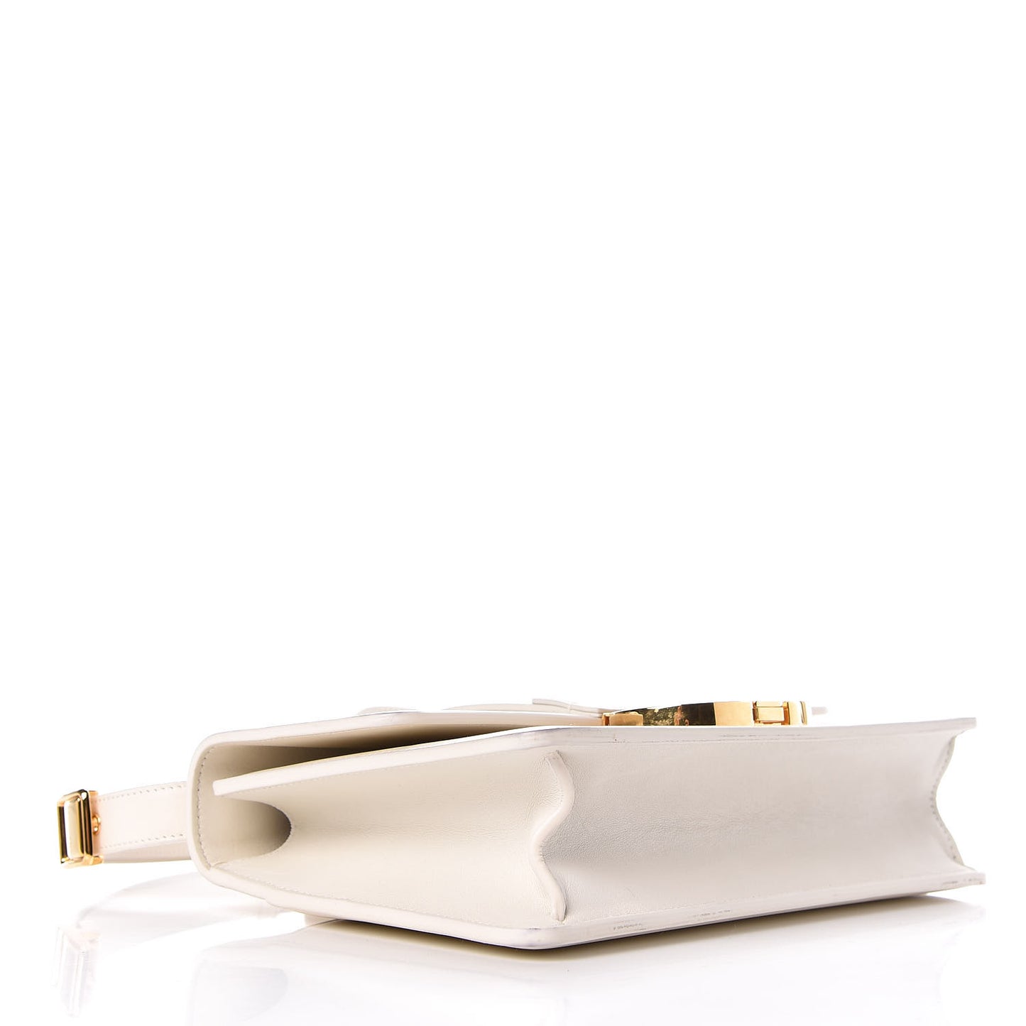 Calfskin 30 Montaigne Flap Bag White