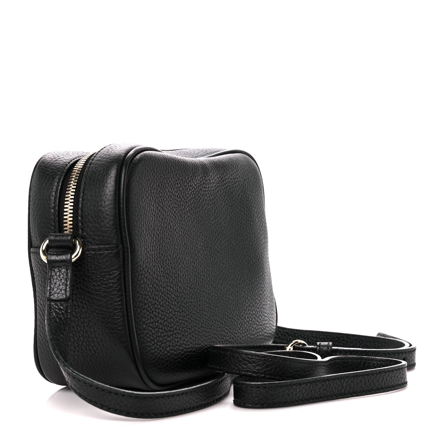 Gucci Pebbled Calfskin Small Soho Disco Bag Black 3 of 15