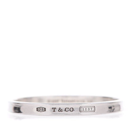 Tiffany Sterling Silver 1837 Bangle Bracelet 1 of 4