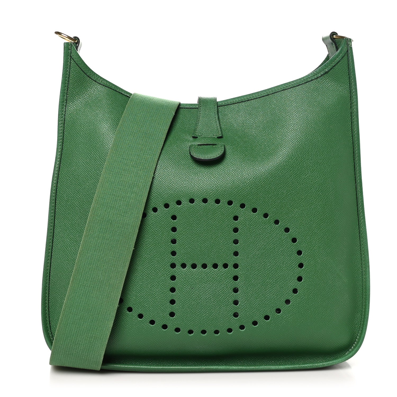 Hermes Courchevel Evelyne GM Vert Bengale 1 of 11