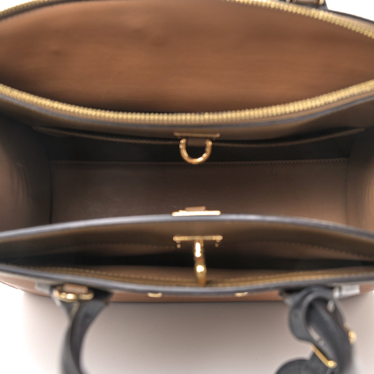 Louis Vuitton Taurillon City Steamer MM Sesame Kombu Black 5 of 8