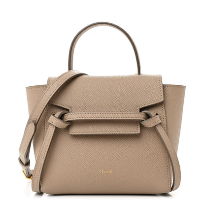 Celine Grained Calfskin Pico Belt Bag Light Taupe 1 of 10
