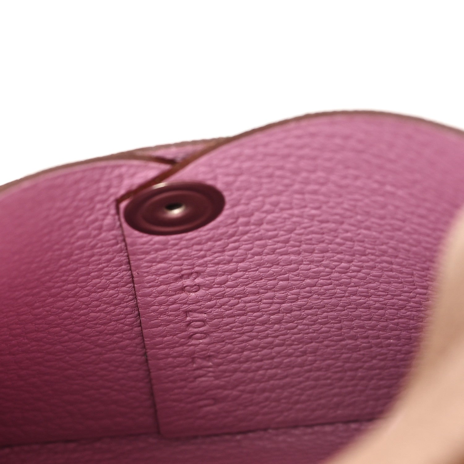 Hermes Chevre Mysore Bastia Verso Coin Purse Quebracho Mauve Sylvestre 7 of 7