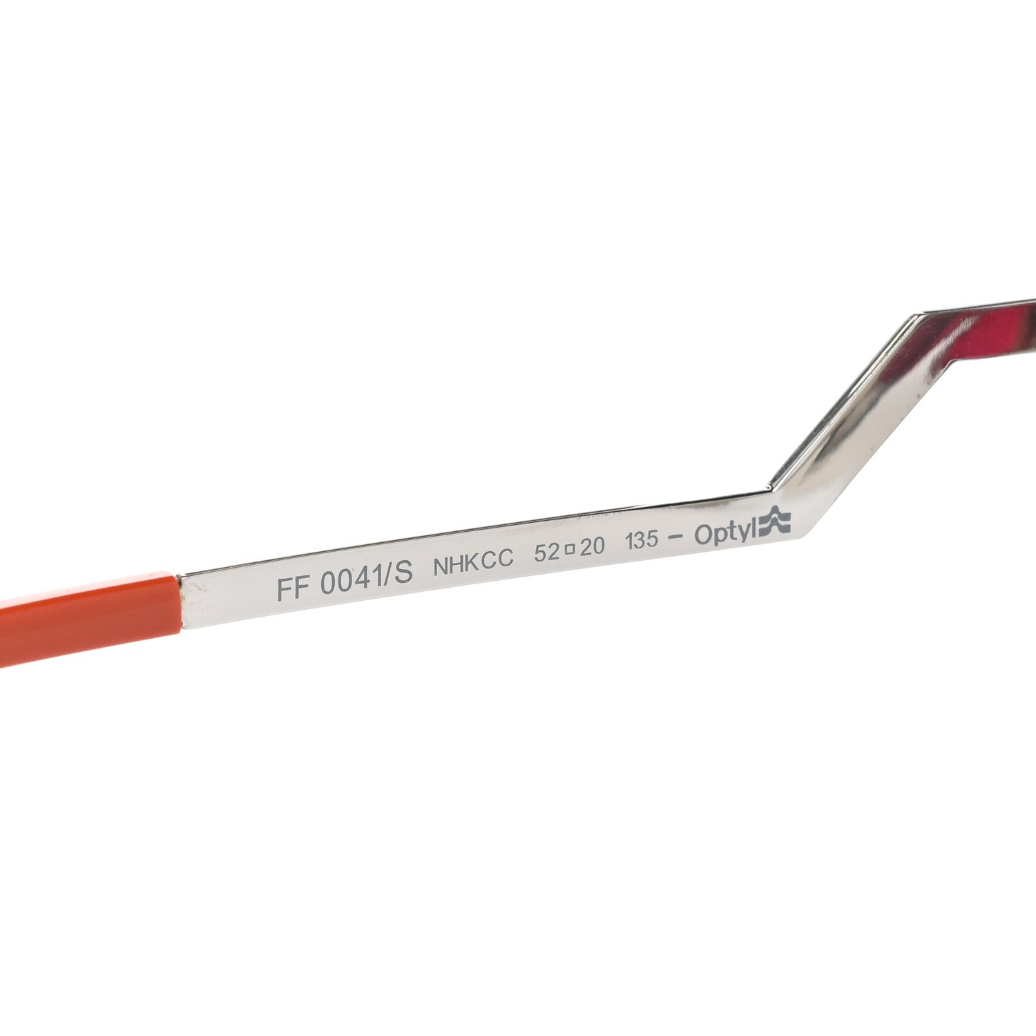 Fendi Iridia Sunglasses FF 0041/S Cherry Palladium 5 of 7