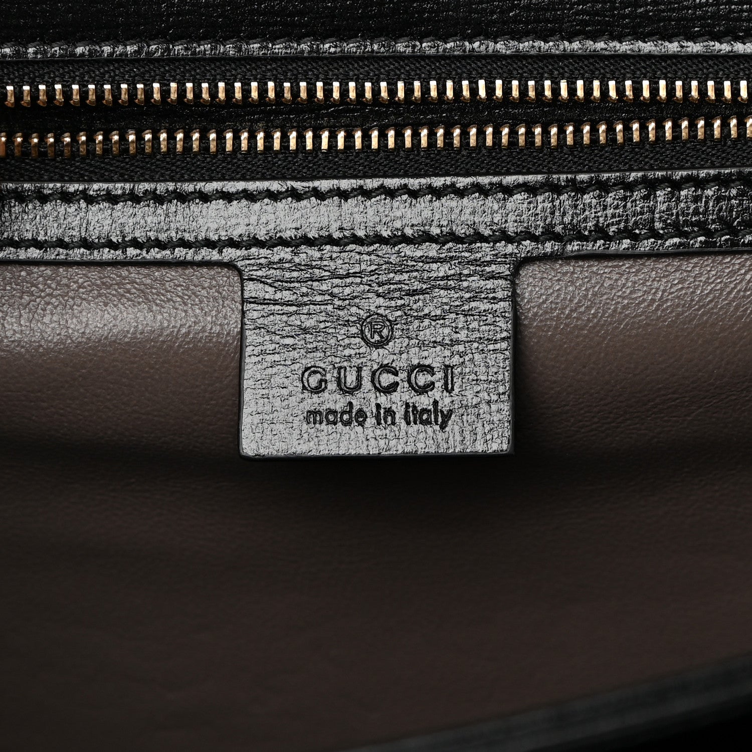 Gucci Azalea Calfskin Medium Sylvie 1969 Top Handle Bag Black 6 of 18