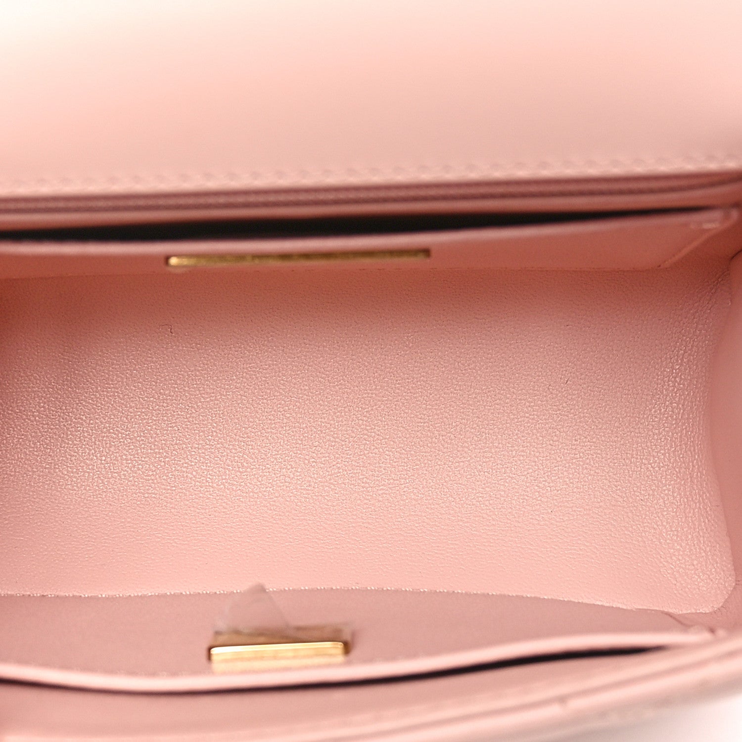 Chanel Lambskin Handle Crush Top Handle Flap Bag Pink 5 of 10