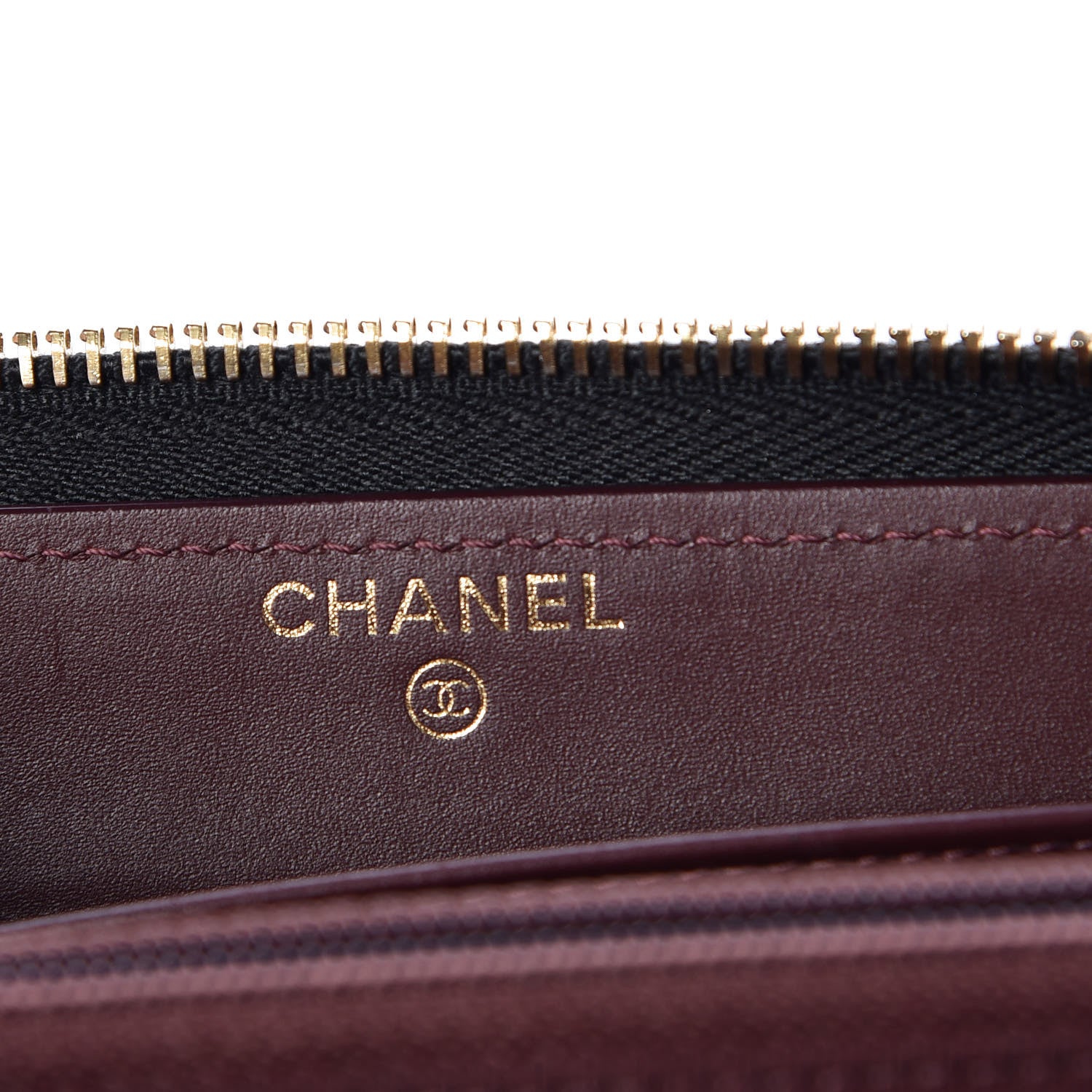 Chanel Caviar Quilted Large Gusset Zip Around Wallet Black 6 of 9