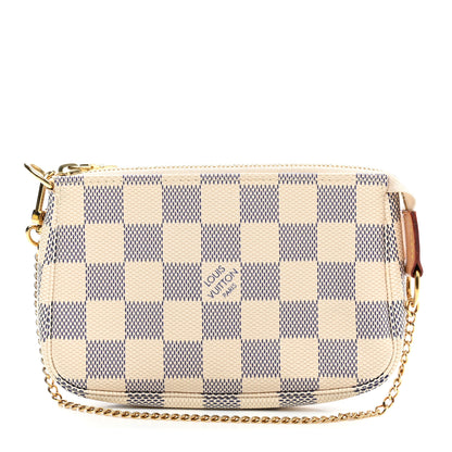 Louis Vuitton Damier Azur Mini Pochette Accessories 1 of 10