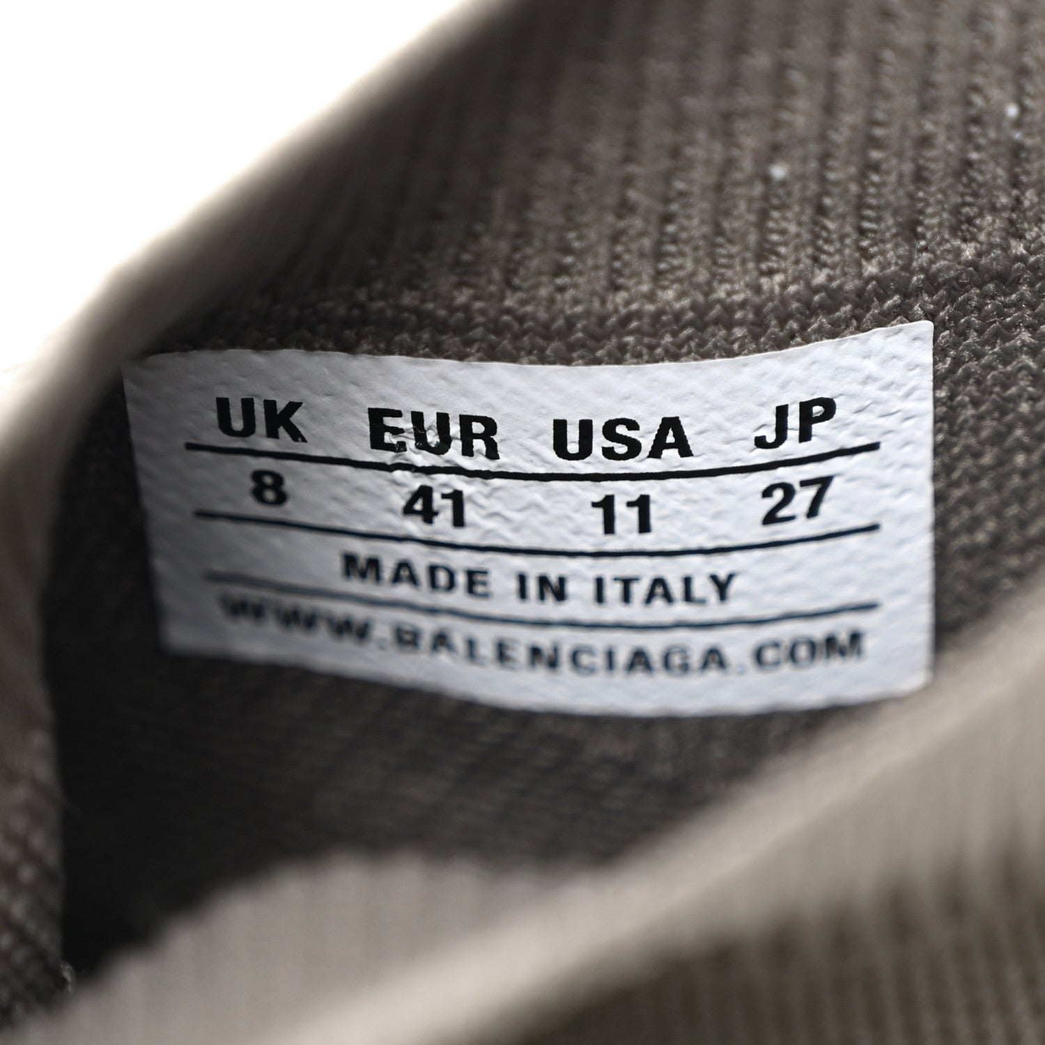 Balenciaga Technical 3D Recycled Knit Bi-Color Sole Womens Speed 2.0 Sneakers 41 Dark Beige White Black 8 of 9