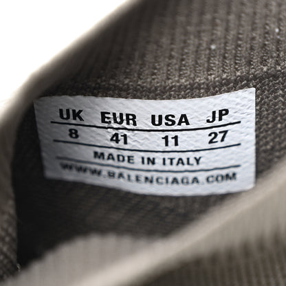 Balenciaga Technical 3D Recycled Knit Bi-Color Sole Womens Speed 2.0 Sneakers 41 Dark Beige White Black 8 of 9