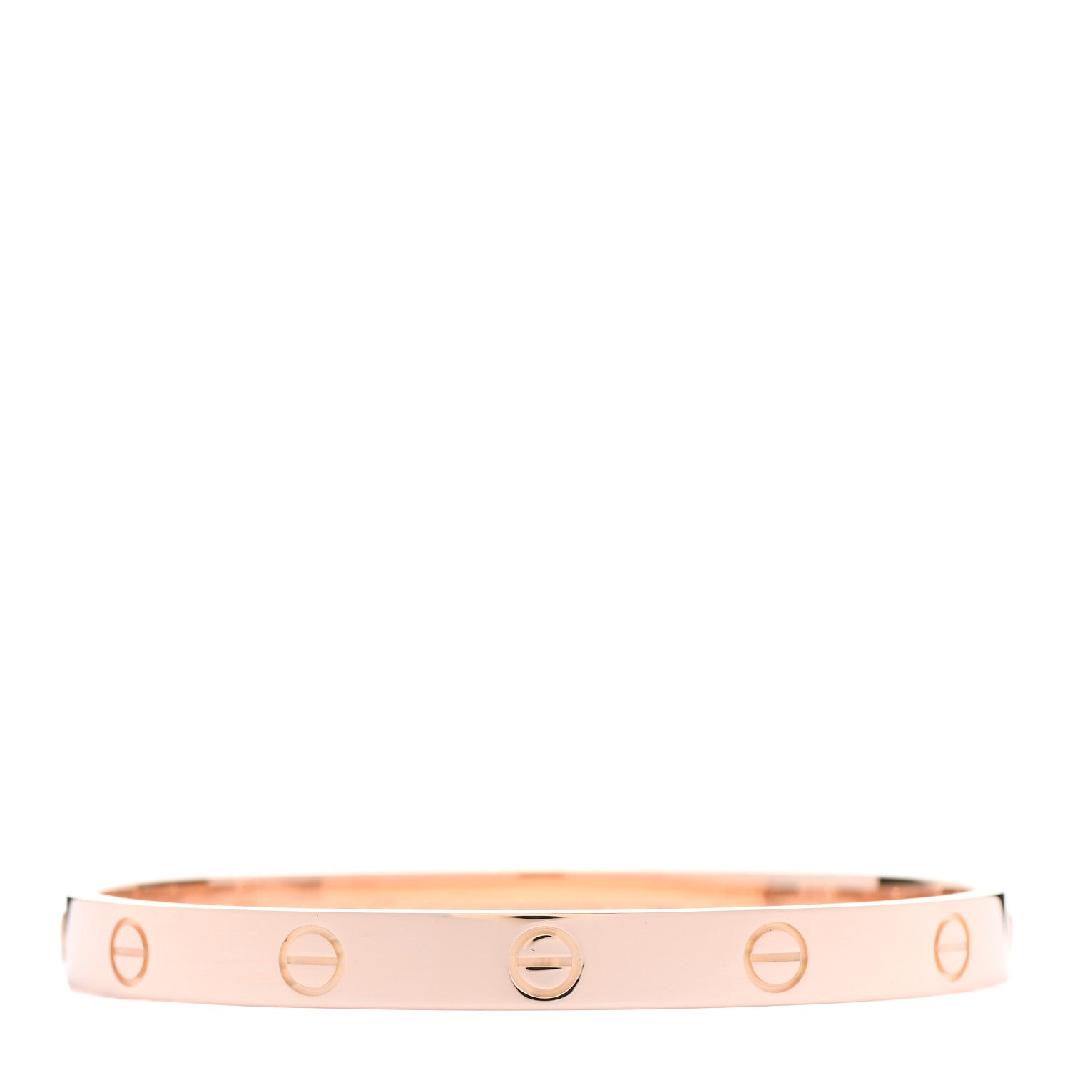 Cartier 18K Pink Gold LOVE Bracelet 17 1 of 6