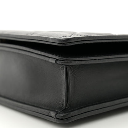 Christian Dior Lambskin Cannage Lady Dior Pouch Black 11 of 11