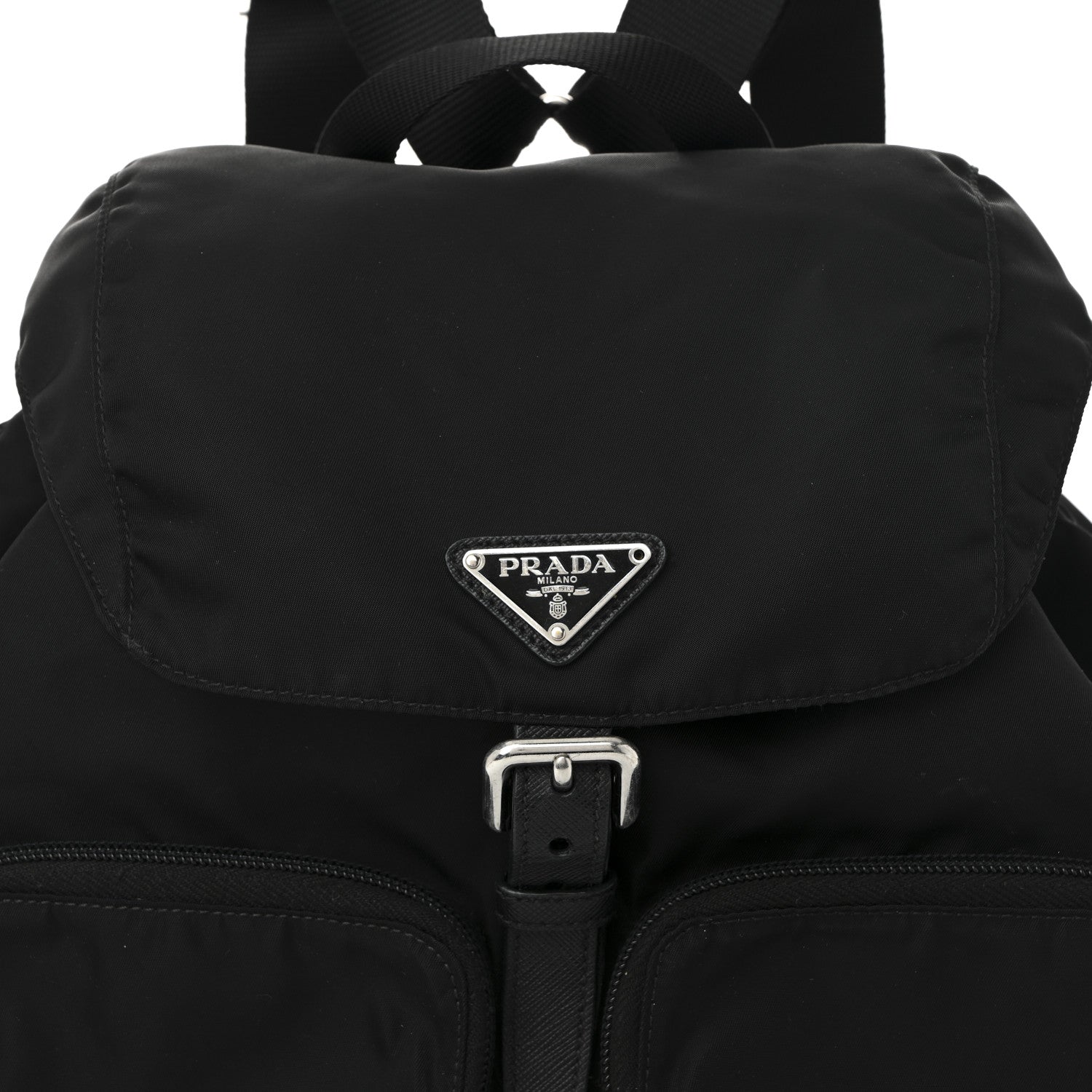 Prada Nylon Vela Large Backpack Black 8 of 10