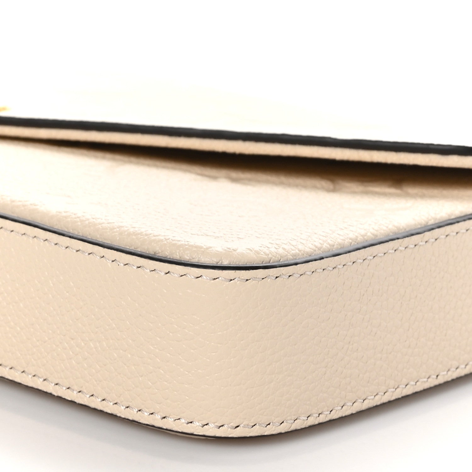 Louis Vuitton LOUIS VUITTON Empreinte Pochette Felicie Chain Wallet Cream 10 of 10