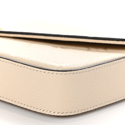 Louis Vuitton LOUIS VUITTON Empreinte Pochette Felicie Chain Wallet Cream 10 of 10