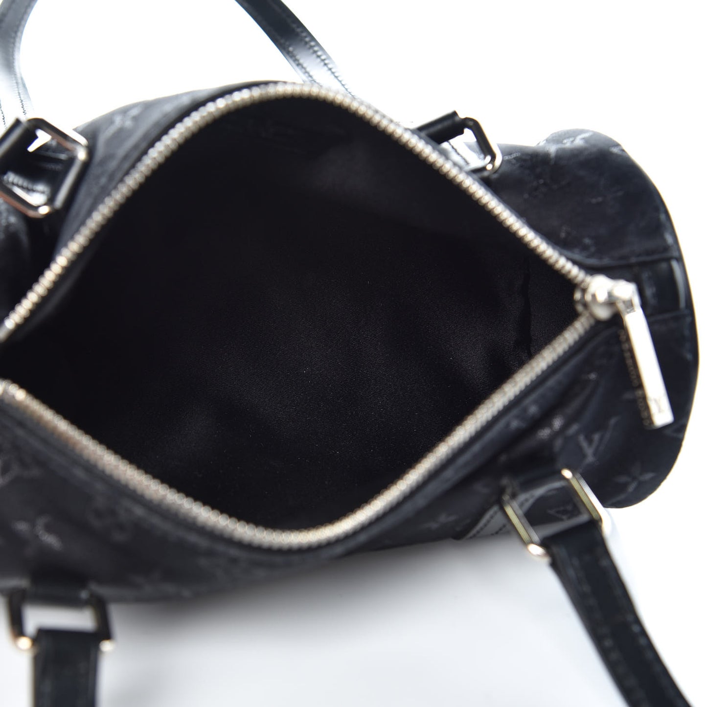 Satin Monogram Mini Papillon Black