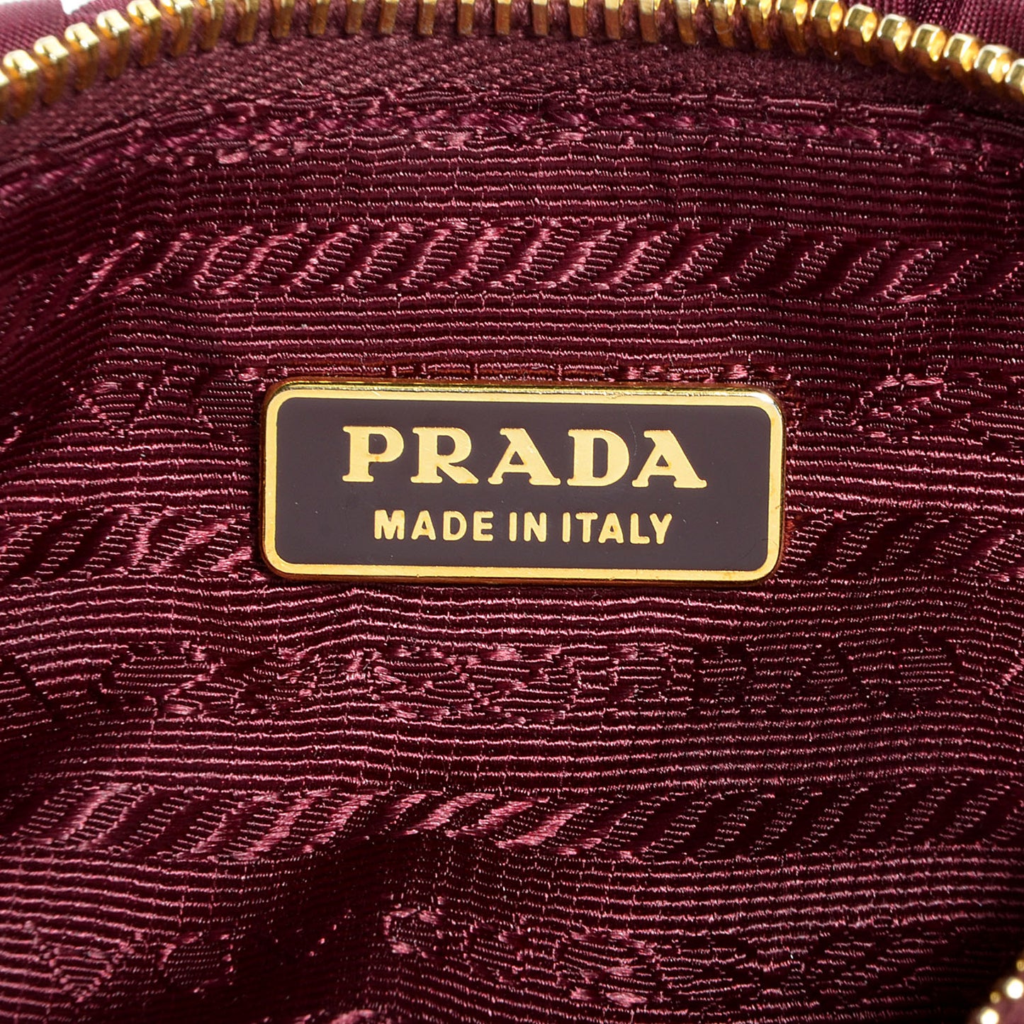 Tessuto Nylon Origami Pleated Wristlet Wine