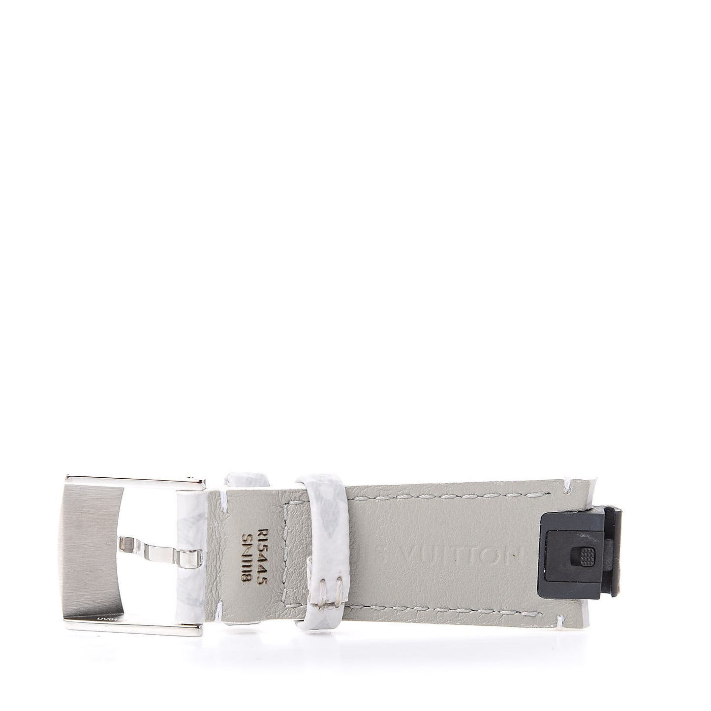Monogram Tambour 10mm Watch Strap White