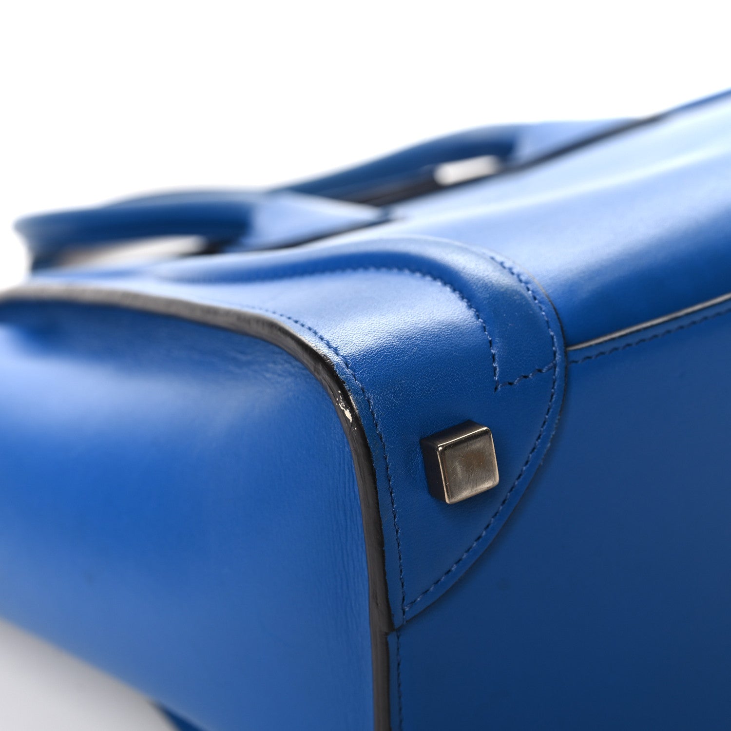 Celine Palmelato Micro Luggage Electric Blue 10 of 13