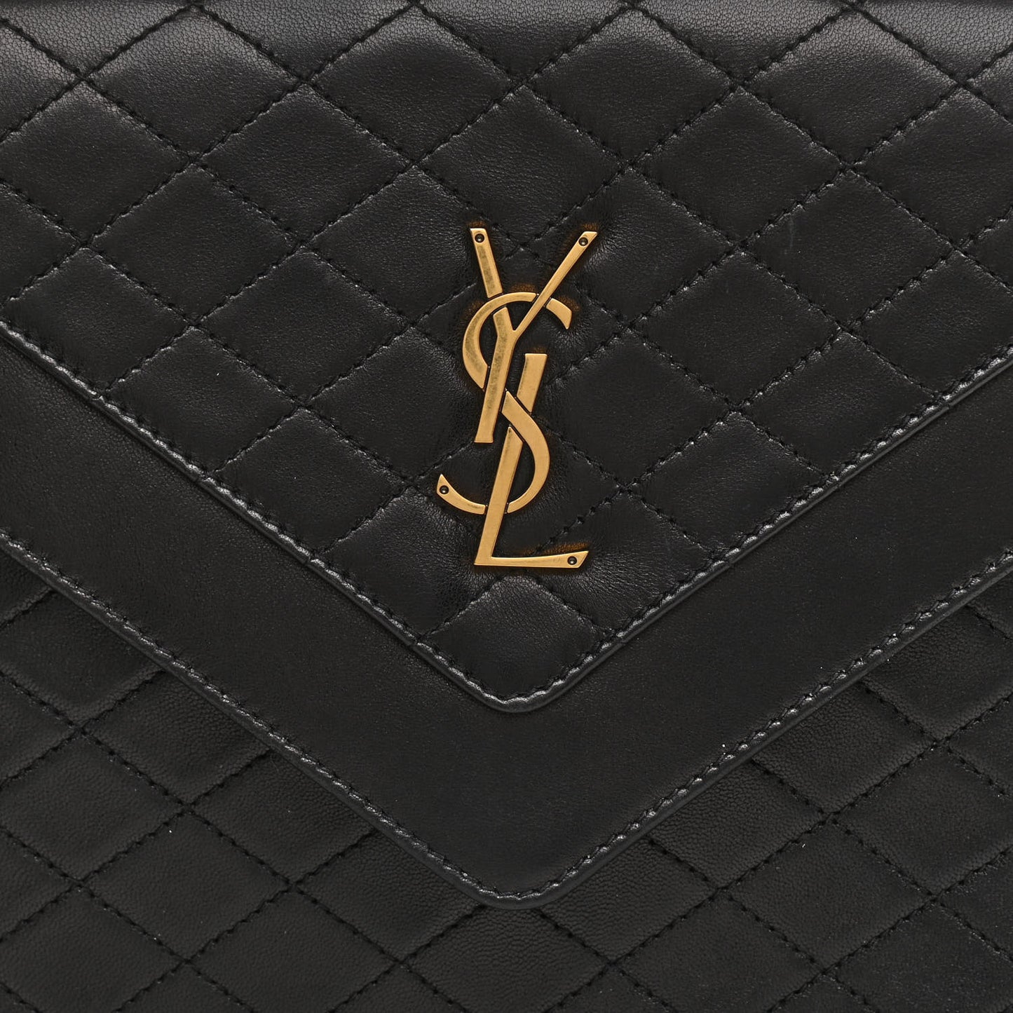 Lambskin Quilted Mini Gaby Satchel Black