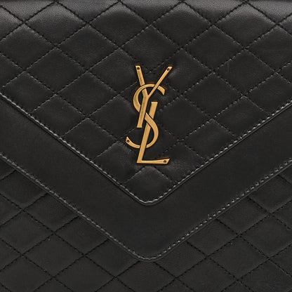 Saint Laurent Lambskin Quilted Mini Gaby Satchel Black 8 of 10