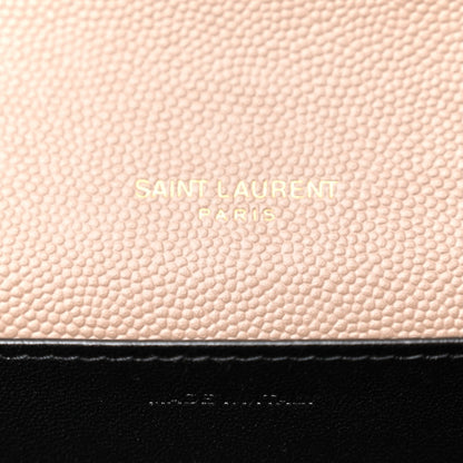 Saint Laurent Grain De Poudre Monogram Cassandra Clasp Bag Latte 6 of 10