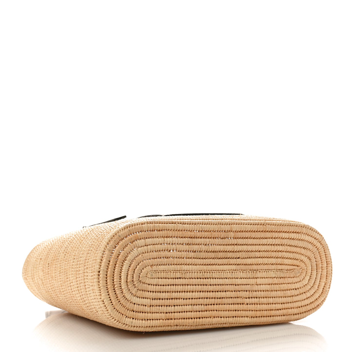 Raffia Small Square Basket Tote Bag Natural Tan