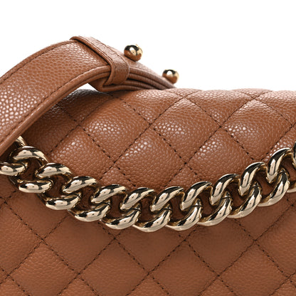 Chanel Caviar Quilted Small Boy Flap Brown 7 of 9