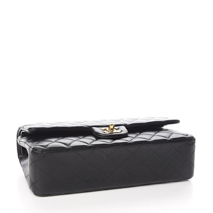 Chanel Lambskin Quilted Medium Double Flap Black 4 of 12
