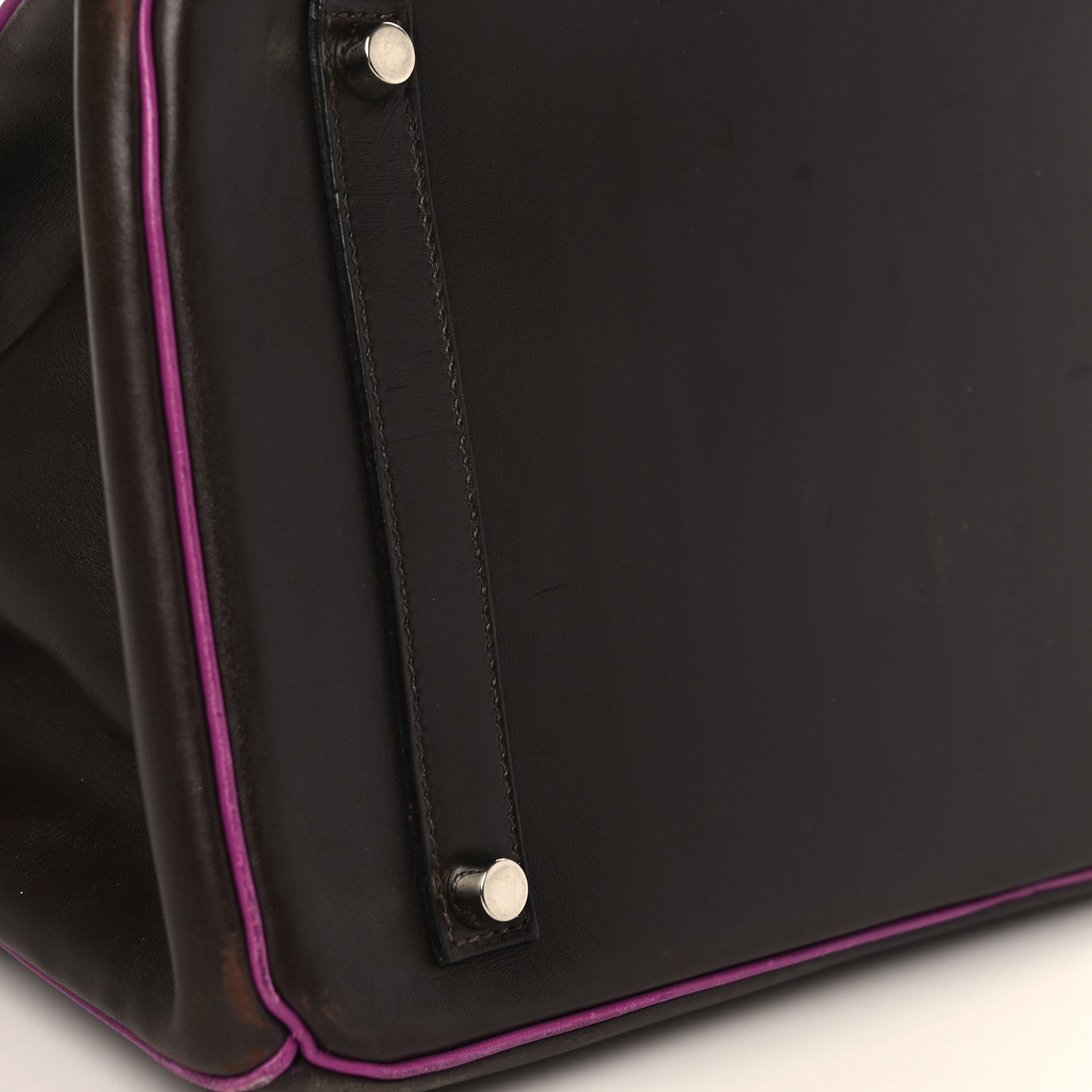 Box Bi-Color Birkin 35 Raisin Cyclamen