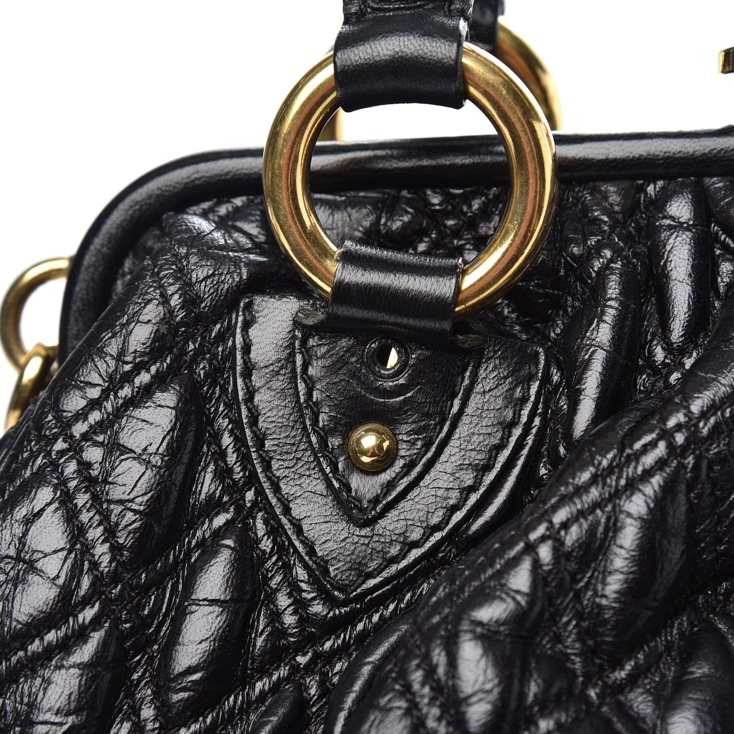 Marc Jacobs Calfskin Quilted Stam Black 12 of 12