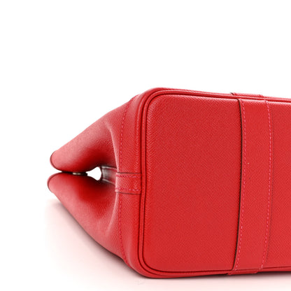 Hermes Epsom Garden Party 30 TPM Rouge Casaque 9 of 10