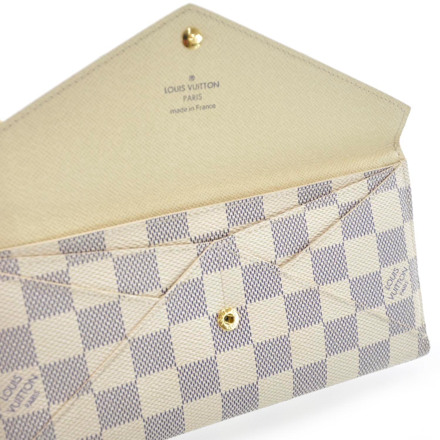 Louis Vuitton Damier Azur Long Origami Wallet 6 of 8