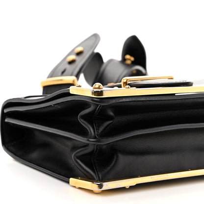 Prada City Calf Saffiano Cahier Bag Black 8 of 9