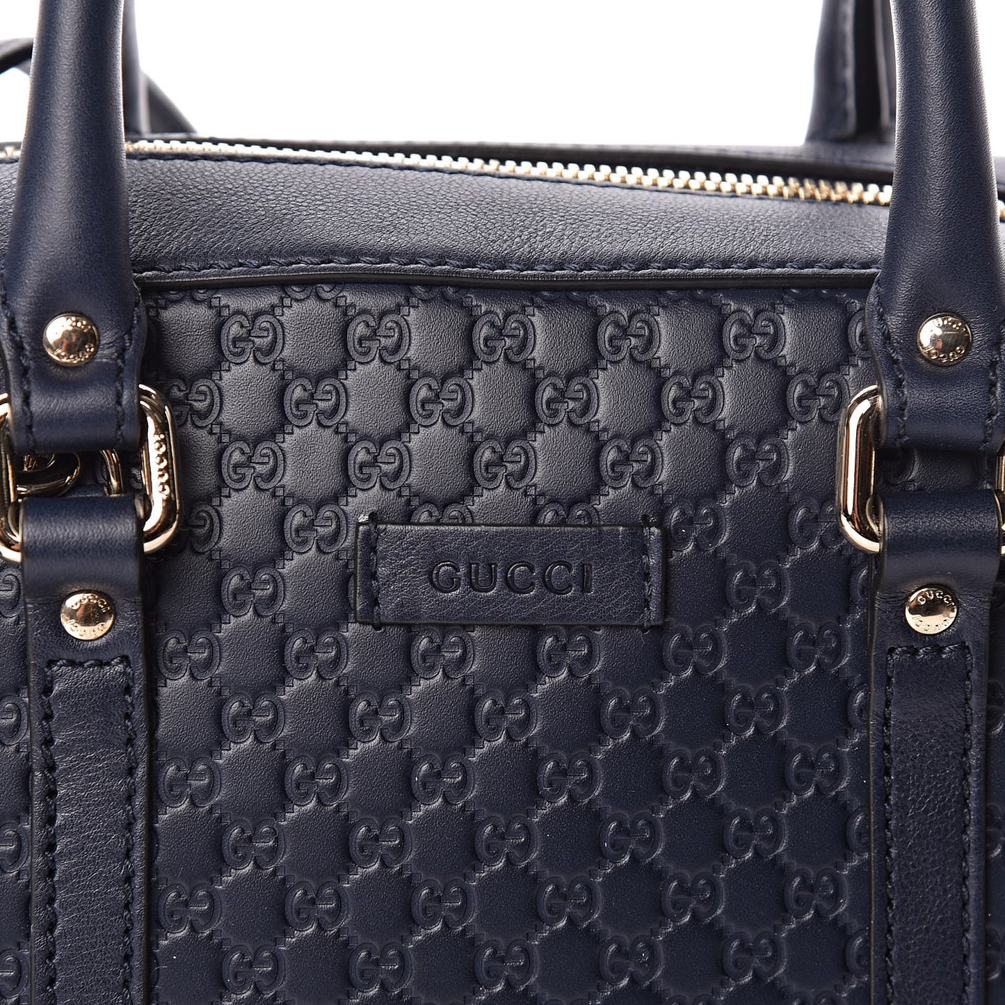 Microguccissima Medium Crossbody Bag Blue