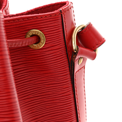 Louis Vuitton Epi Petit Noe Castillan Red 6 of 12