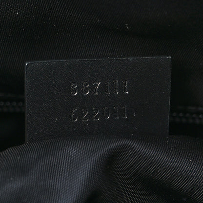 Gucci GG Supreme Monogram Web Messenger Bag Black 6 of 10